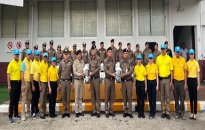 รณรงค์การขับขี่ปลอดภัยสวมหมวกนิรภัยเพื่อลดเหตุจราจรในช่วงเทศกาลสงกรานต์ประจำปี พ.ศ.2568