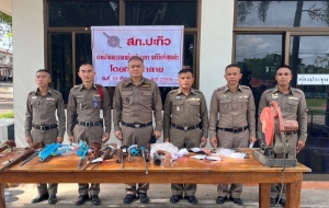 ตรวจสอบ อาวุธปืนของกลาง ที่ศาลสั่งริบ นำมาทำลาย