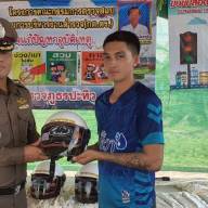 รณรงค์การขับขี่ปลอดภัยสวมหมวกนิรภัยเพื่อลดเหตุจราจรในช่วงเทศกาลสงกรานต์ประจำปี พ.ศ.2568